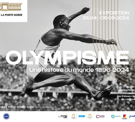 Affiche de l'exposition "Olympisme, une histoire du monde"